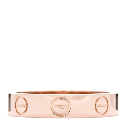 Cartier 18K Pink Gold 3.5mm LOVE Wedding Band Ring 47 4 1 of 4