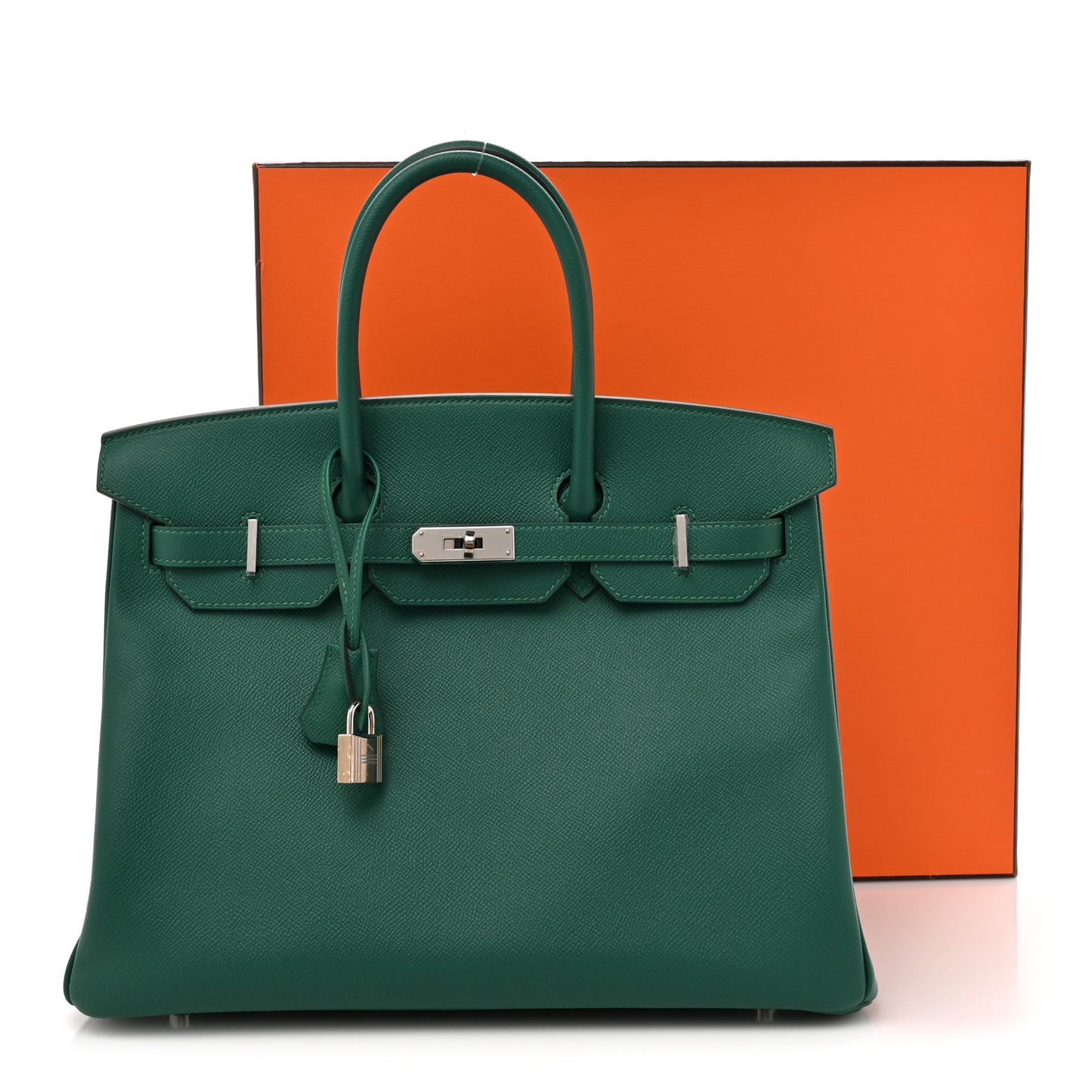 Epsom Birkin 35 Malachite