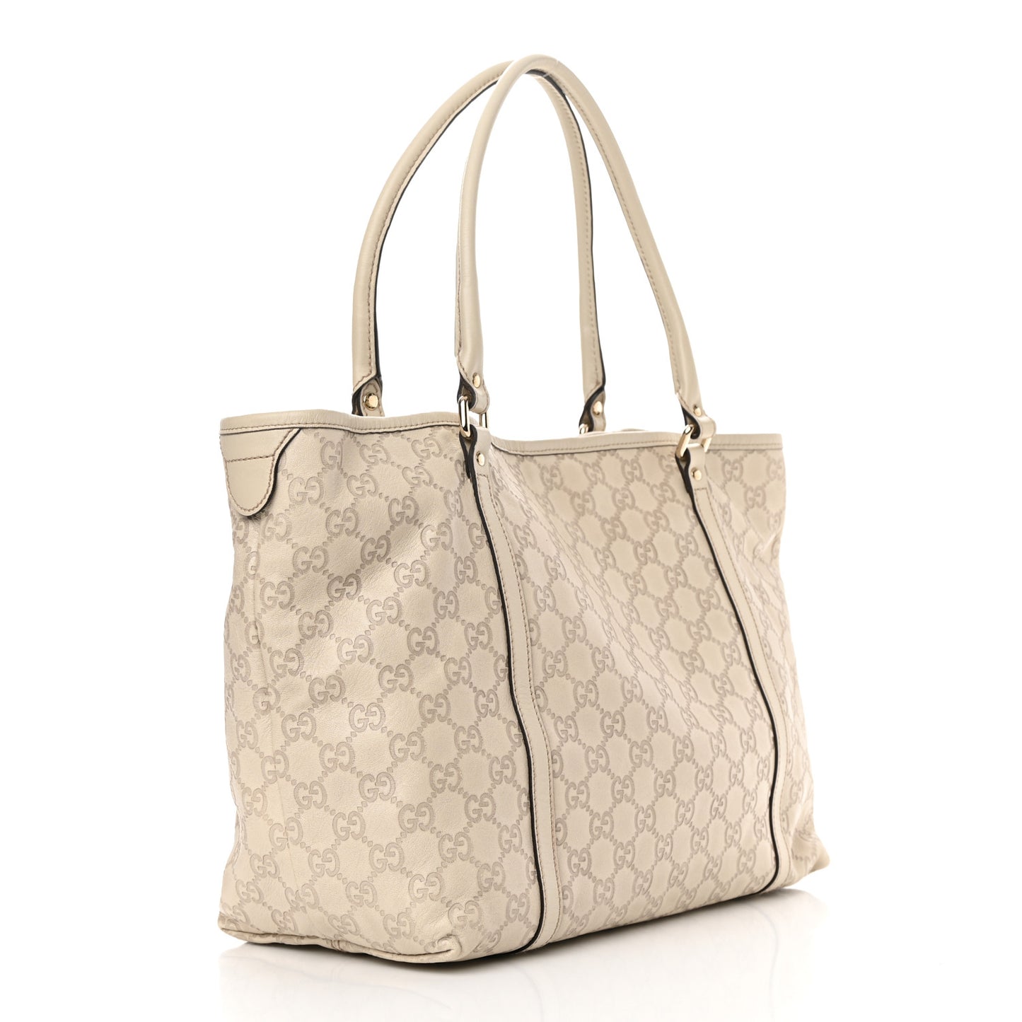 Guccissima Medium Joy Tote White