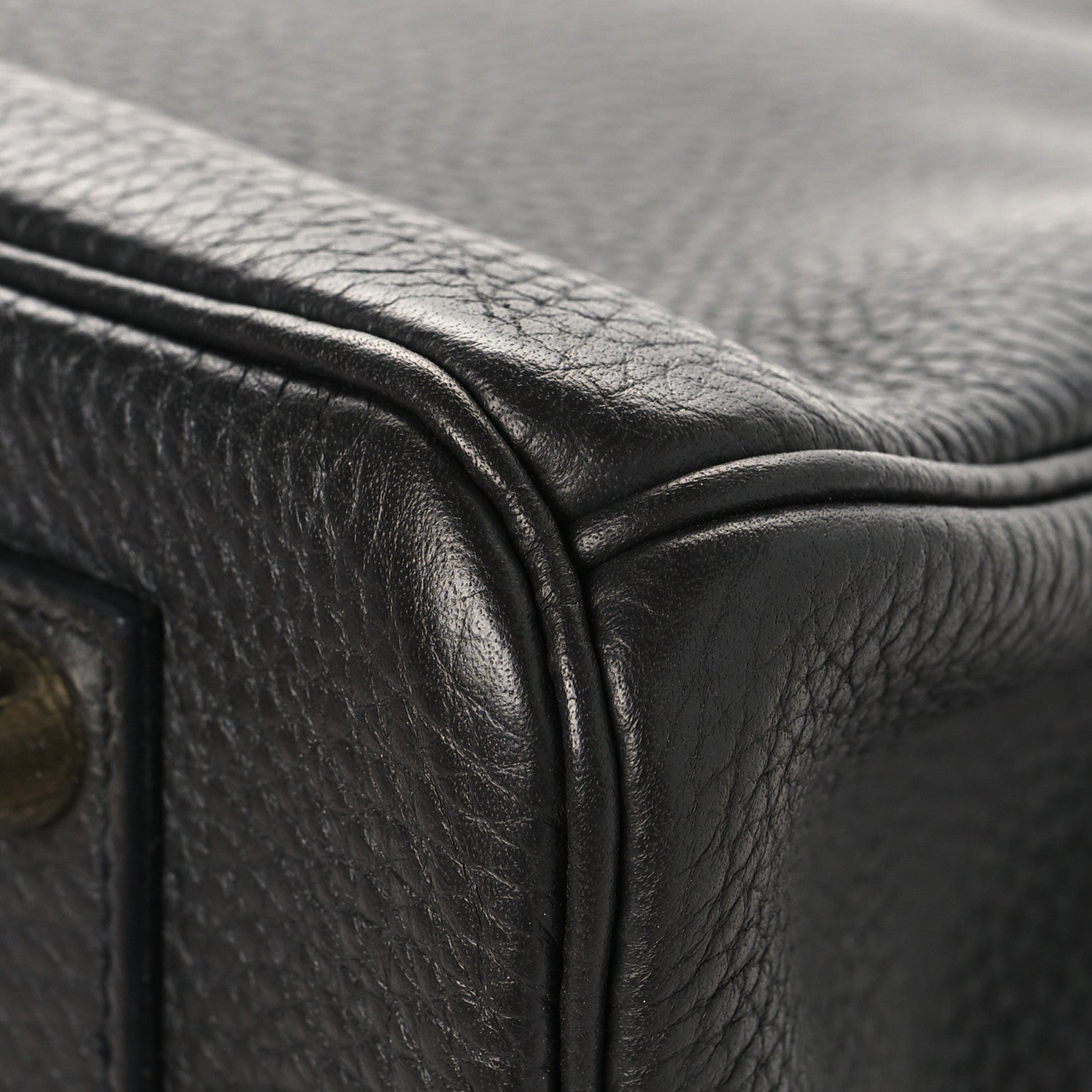 Hermes Taurillon Clemence Birkin 35 Black 12 of 13