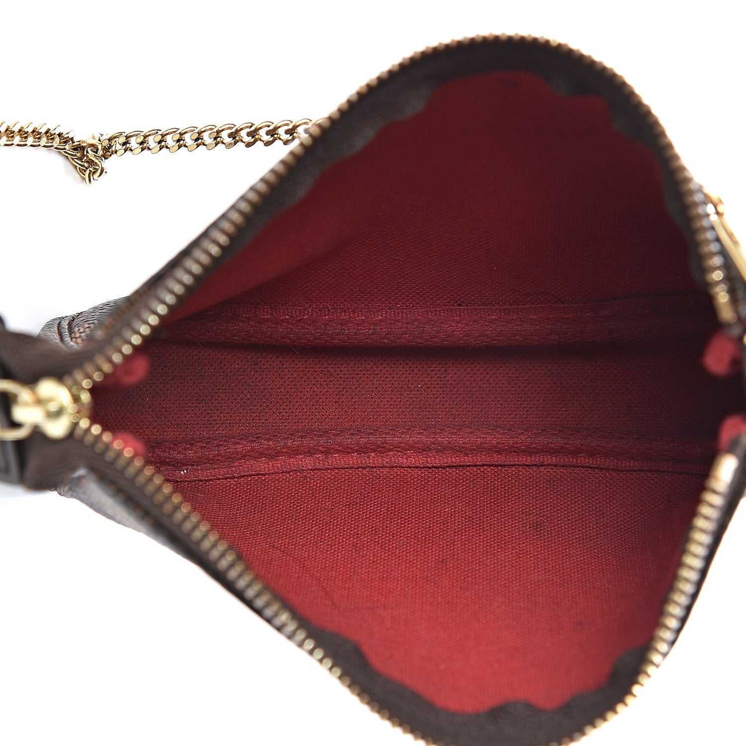 Louis Vuitton Damier Ebene Mini Pochette Accessories 4 of 12