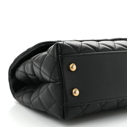 Chanel Caviar Quilted Mini Coco Handle Flap Black 9 of 11
