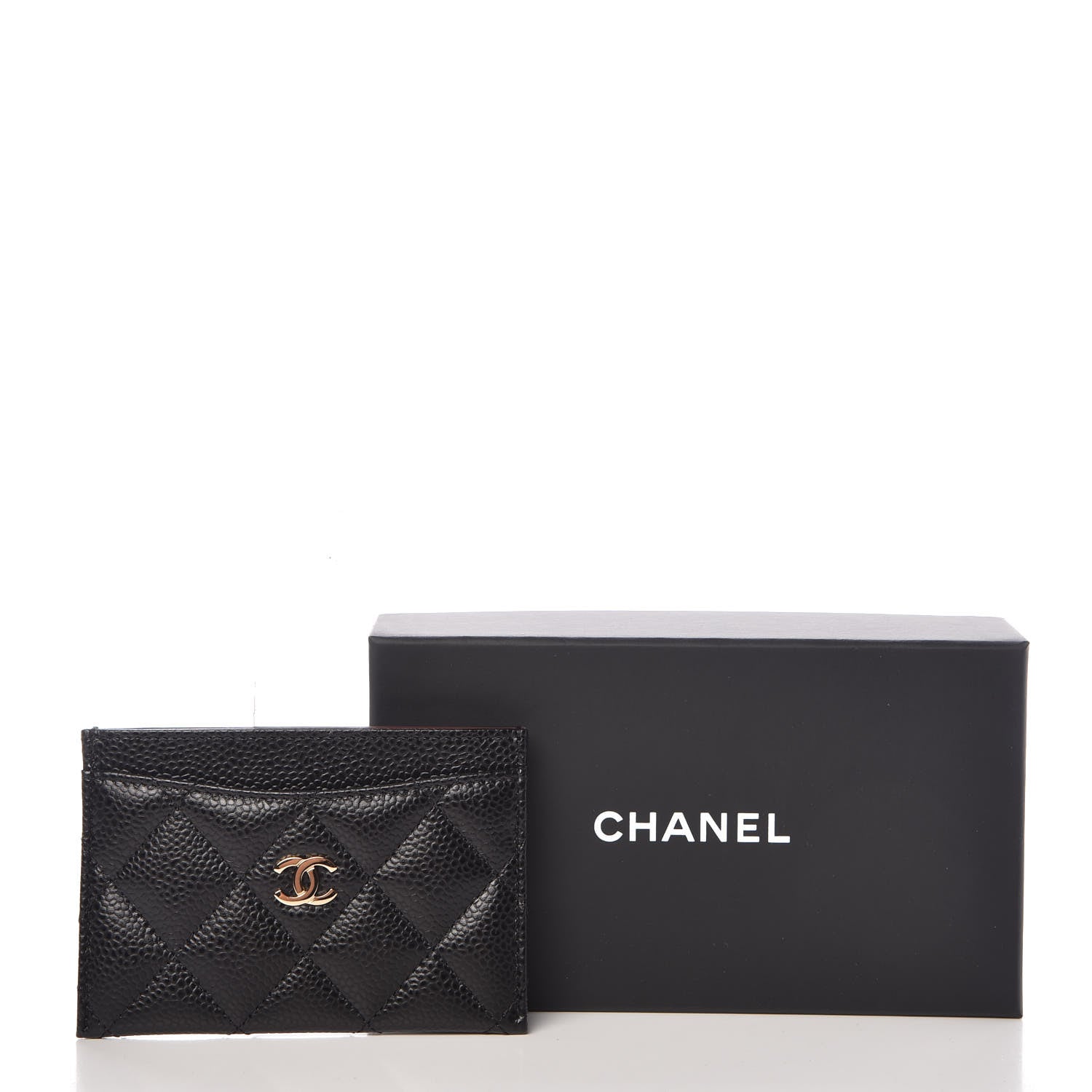 Chanel Caviar Quilted Card Holder Black 9 of 9