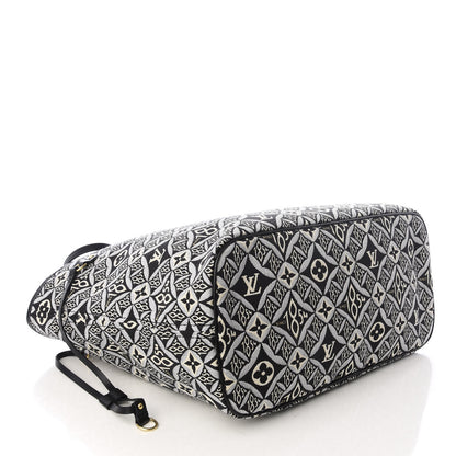 Louis Vuitton Jacquard Since 1854 Neverfull MM Grey 3 of 8