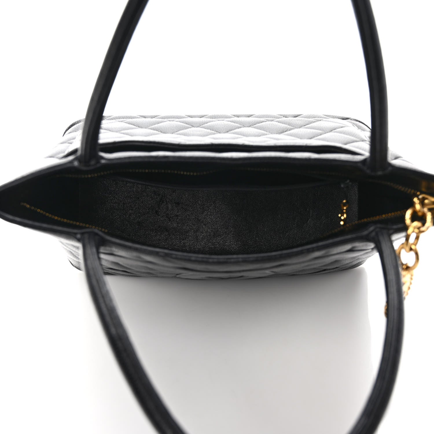 Chanel Caviar Quilted Medallion Tote Black 5 of 10