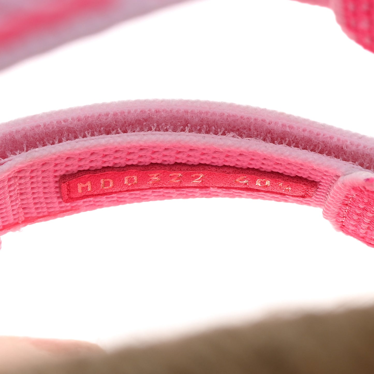 Technical Knit Jute Dioract 10mm Sandals 40.5 White Fuchsia