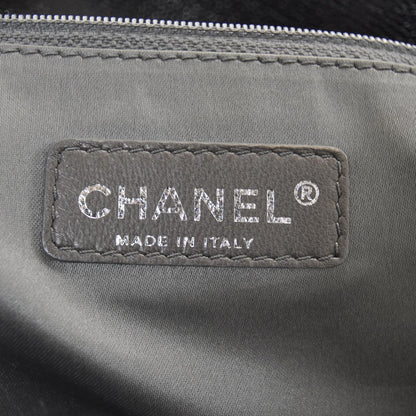Chanel Glazed Caviar Pocket In The City Tote Brown 7 of 9