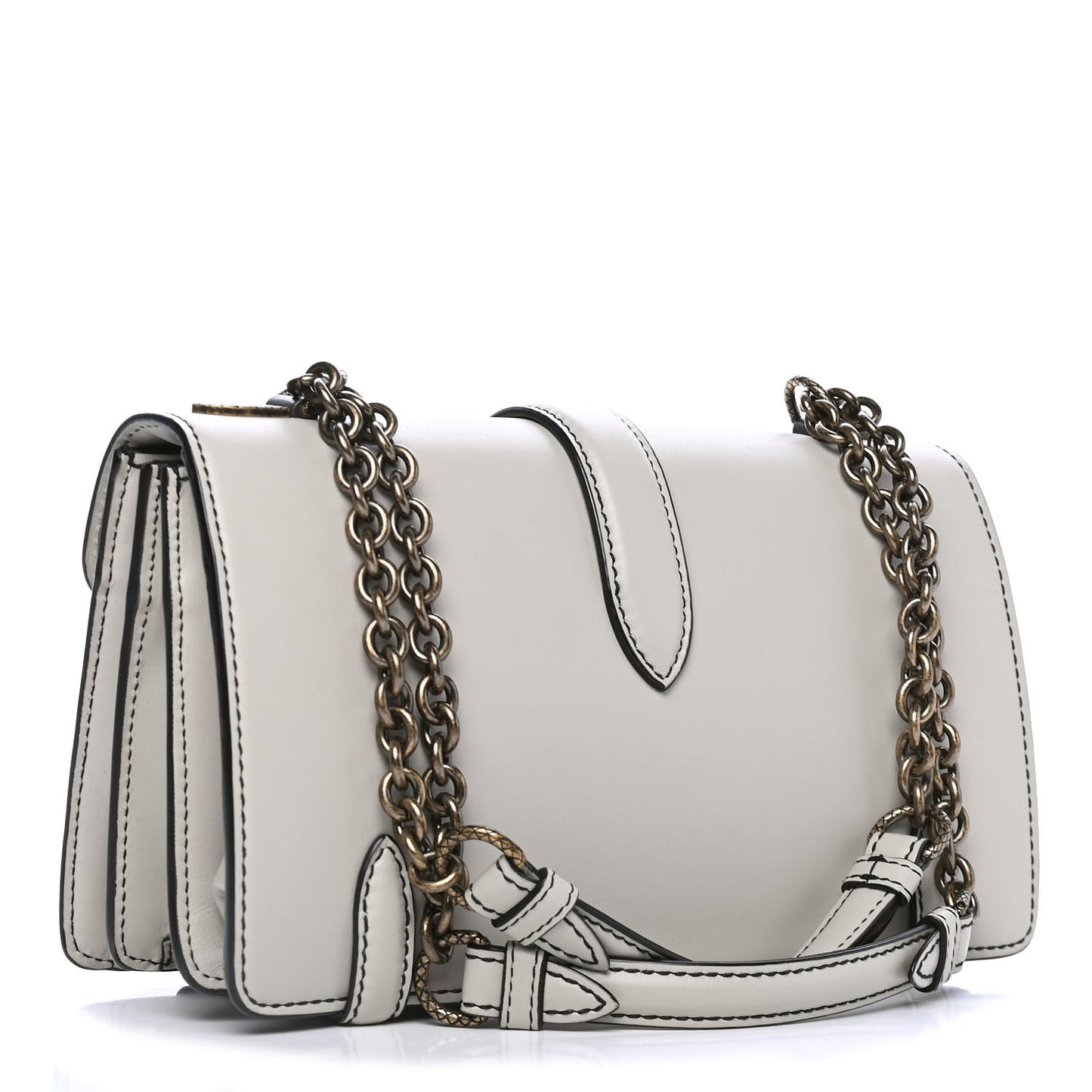 French Calf City Knot Bag Cement