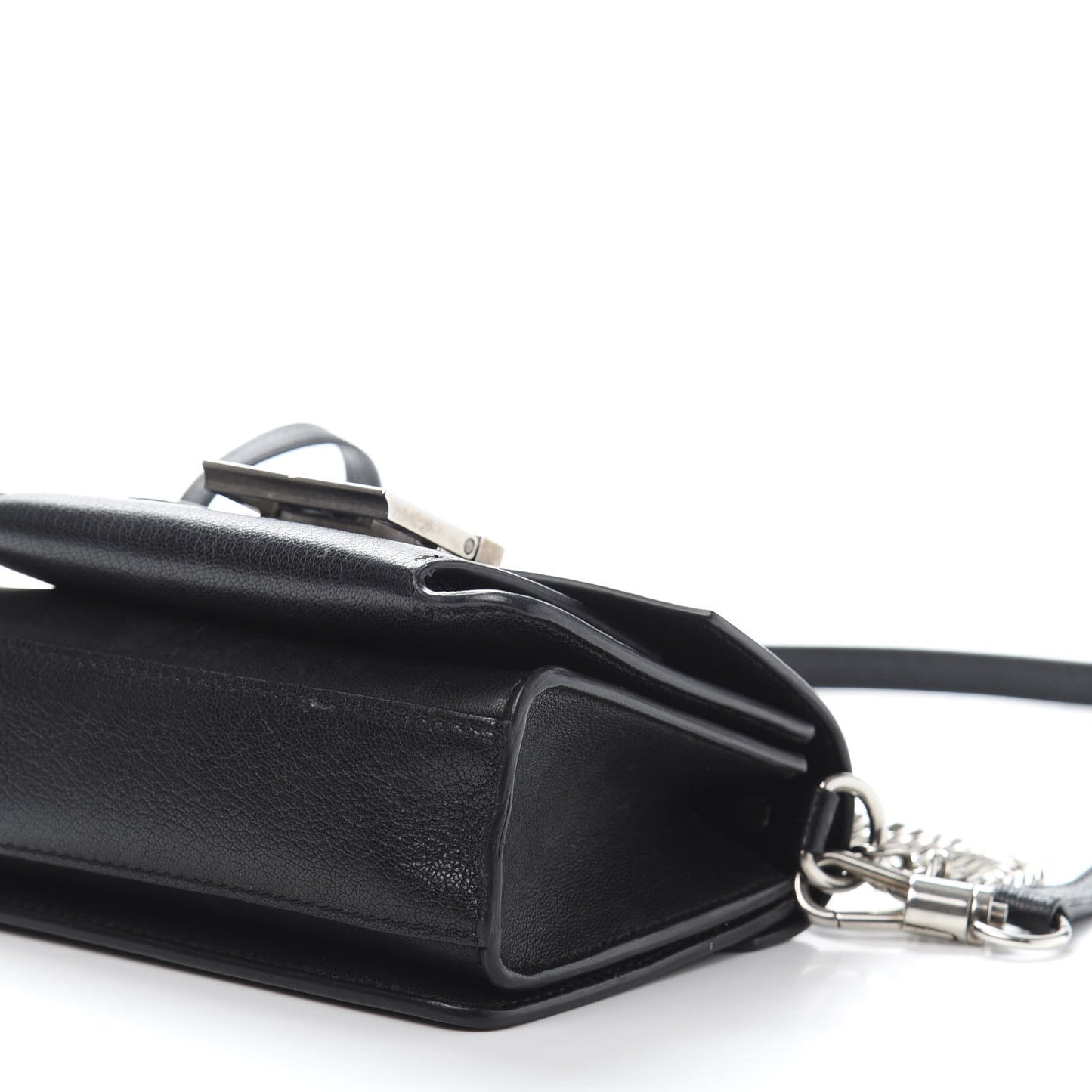 Goatskin Mini GV3 Shoulder Bag Black