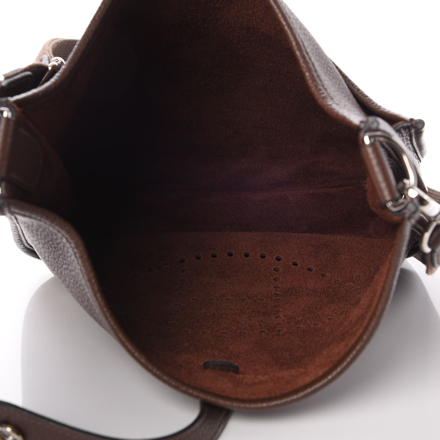 Hermes Taurillon Clemence Evelyne III PM Chocolate 7 of 8