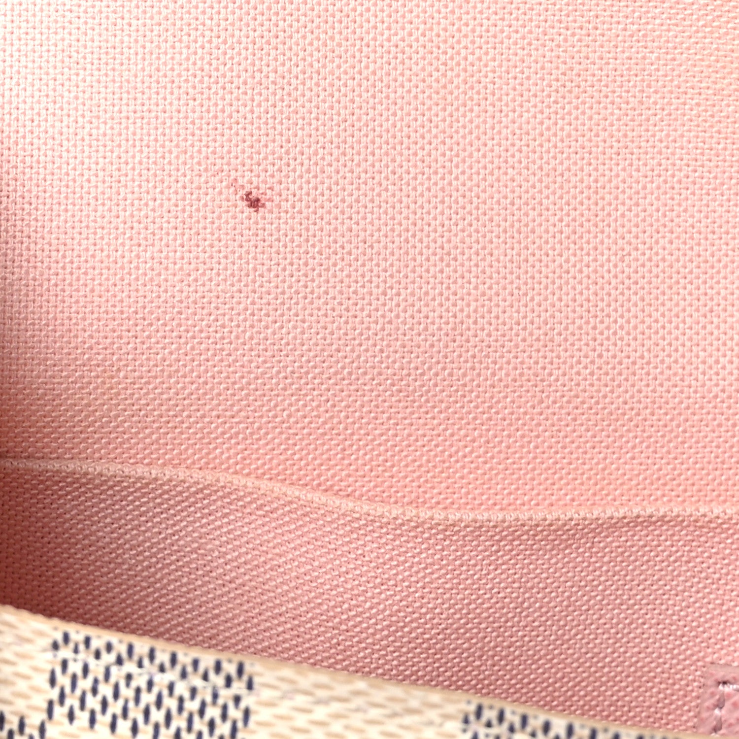 Louis Vuitton Damier Azur Pochette Felicie Chain Wallet Rose Ballerine 10 of 10