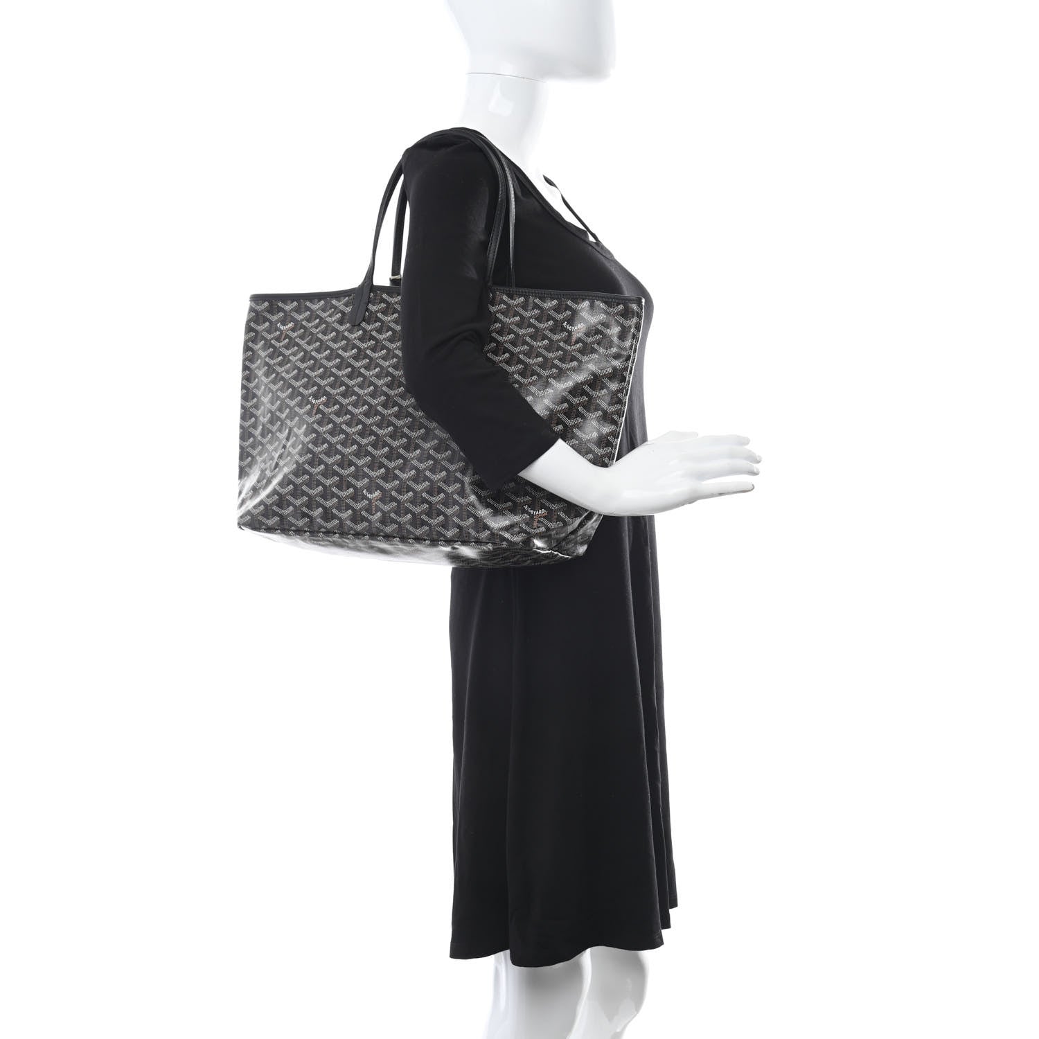 Goyard Goyardine Saint Louis PM Black 2 of 11
