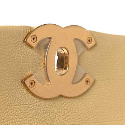 Chanel Calfskin Crochet Medium Chanel 19 Flap Yellow 12 of 13