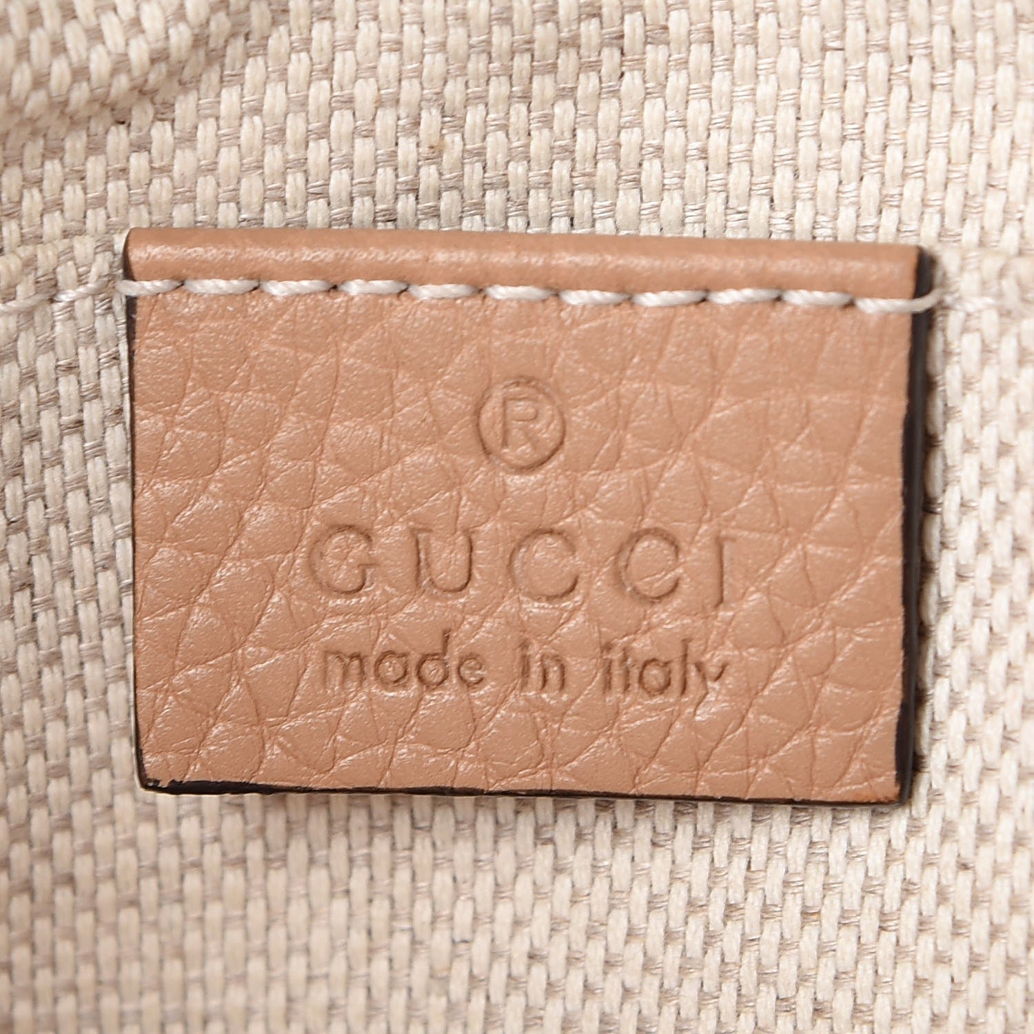 Gucci Pebbled Calfskin Small Soho Disco Bag Rose Beige 6 of 9