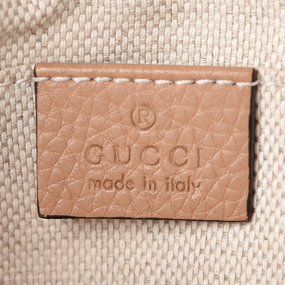 Gucci Pebbled Calfskin Small Soho Disco Bag Rose Beige 6 of 9