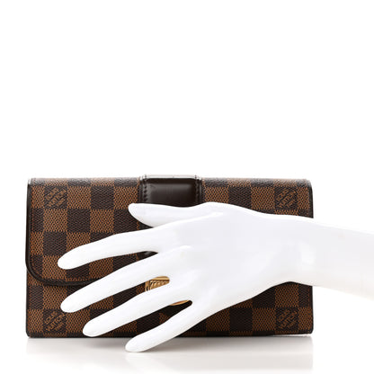Louis Vuitton Damier Ebene Sistina Wallet 2 of 9