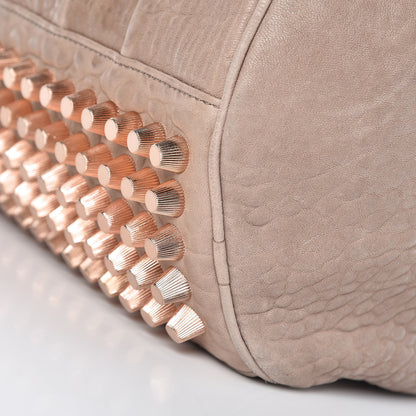 Alexander Wang Pebbled Lambskin Rocco Latte Rose Gold Hardware 9 of 16