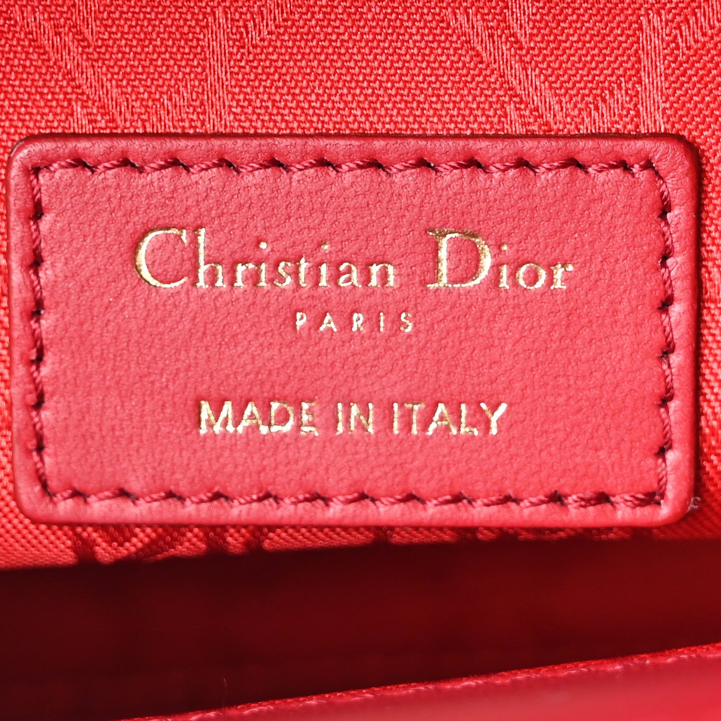 Lambskin Cannage Dioramour Small My ABCDior Lady Dior Fraise