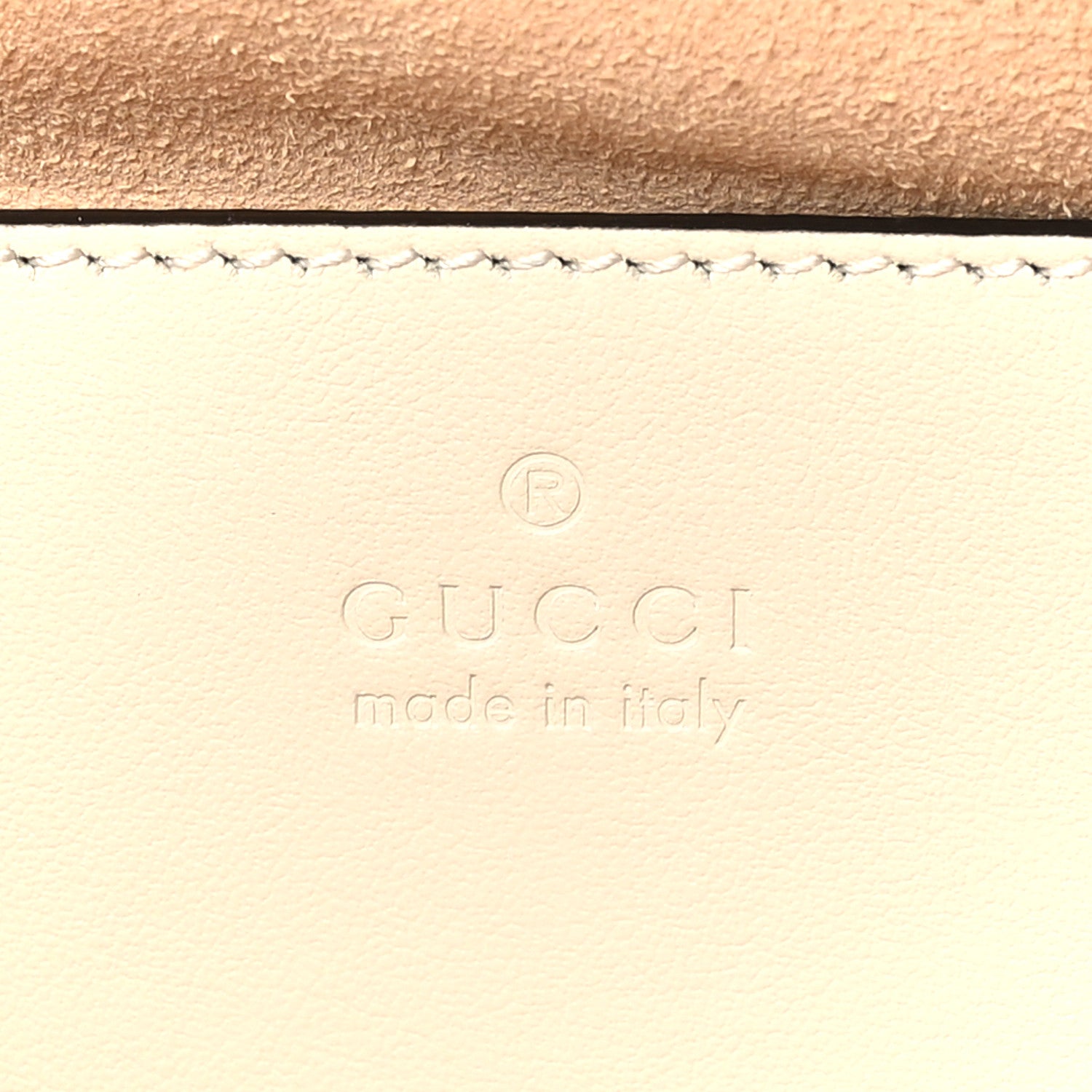 Gucci Calfskin Matelasse Small GG Marmont Chain Shoulder Bag White 5 of 8