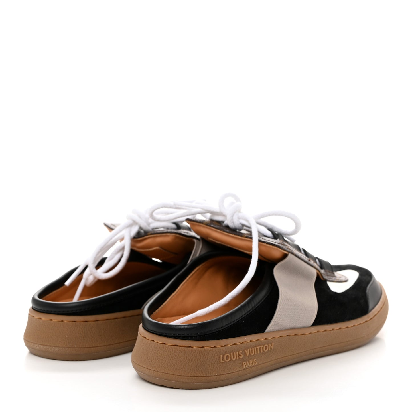 Lous Open Back Sneaker 38 Black