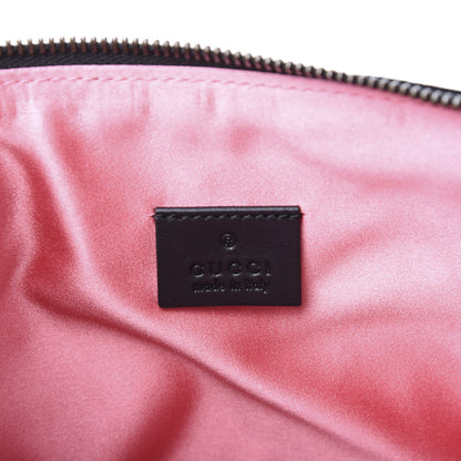 Gucci Velvet Matelasse GG Marmont Zip Pouch Black 6 of 7