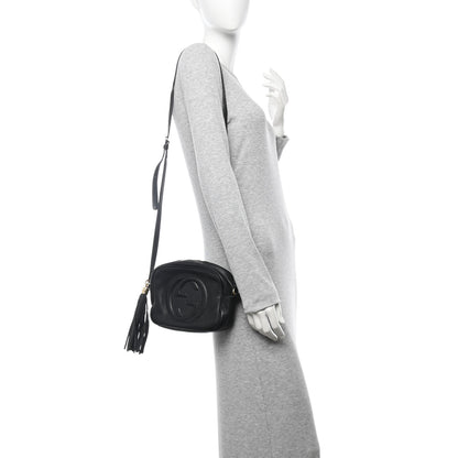 Gucci Pebbled Calfskin Small Soho Disco Bag Black 2 of 11