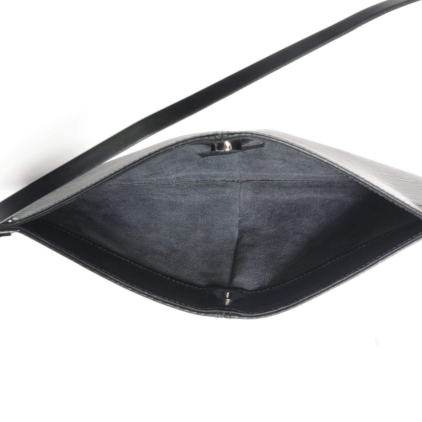 Epi Demi Lune Pochette Black
