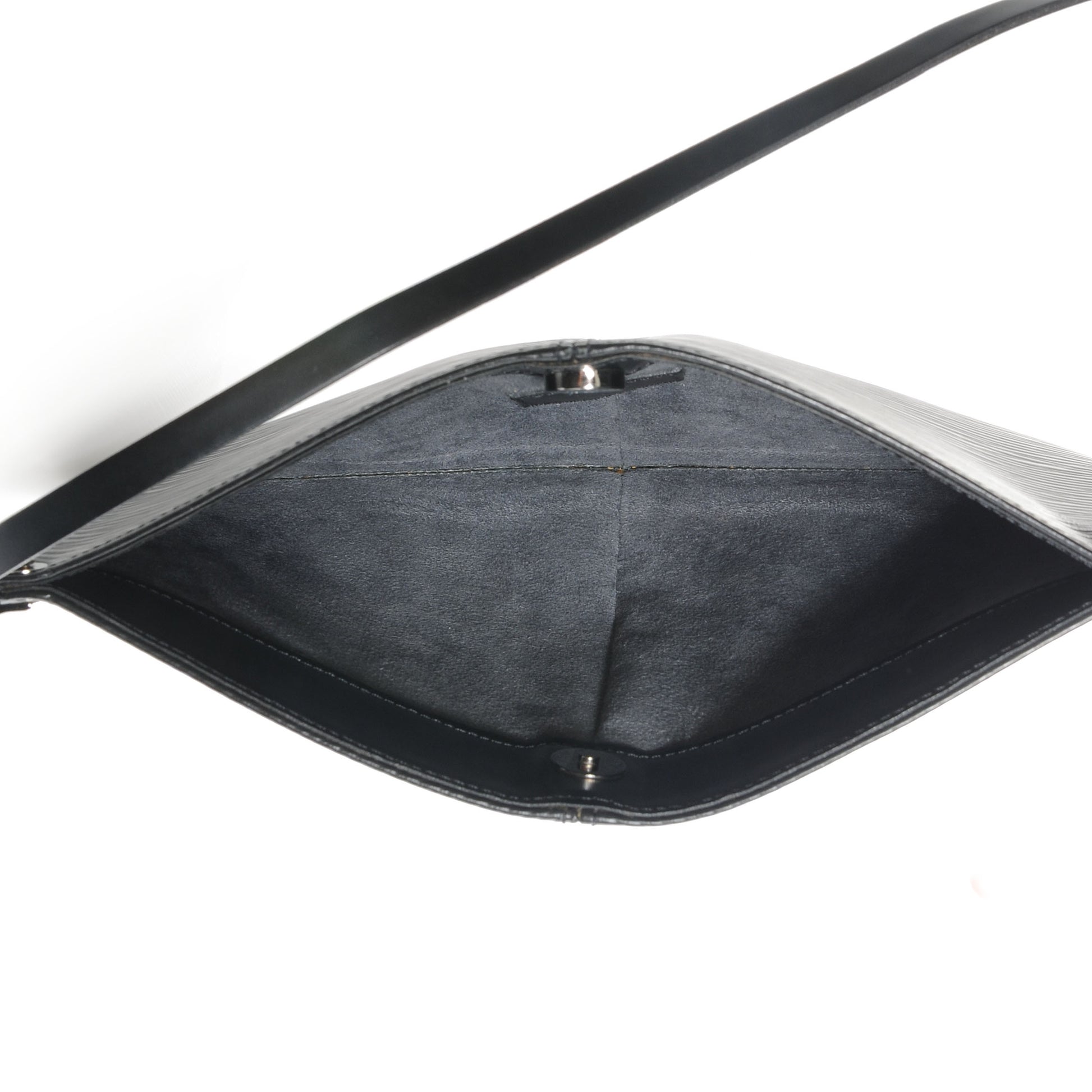 Louis Vuitton Epi Demi Lune Pochette Black 5 of 8