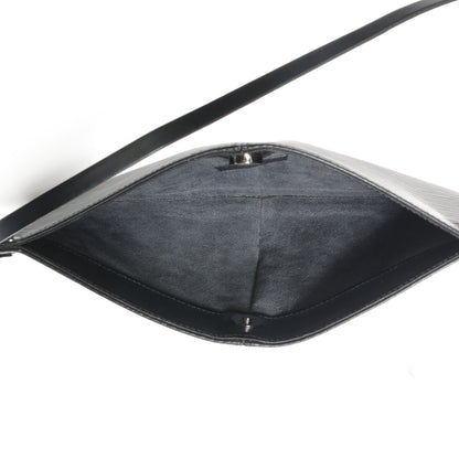 Louis Vuitton Epi Demi Lune Pochette Black 5 of 8