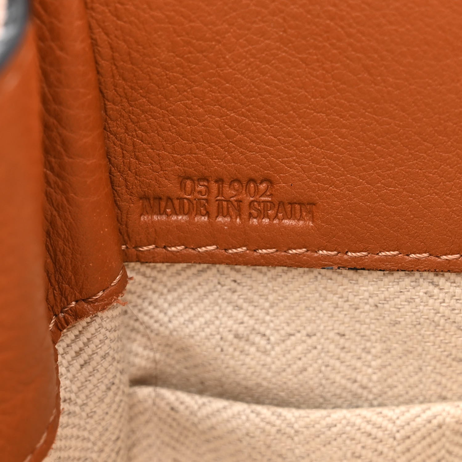 Loewe Calfskin Mini Hammock Shoulder Bag Tan 7 of 12