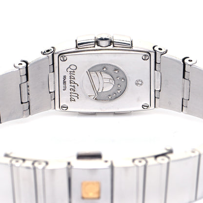 Omega Stainless Steel Multi Gemstone 26mm Constellation Quadrella Quartz Watch 1584.79.00 4 of 5