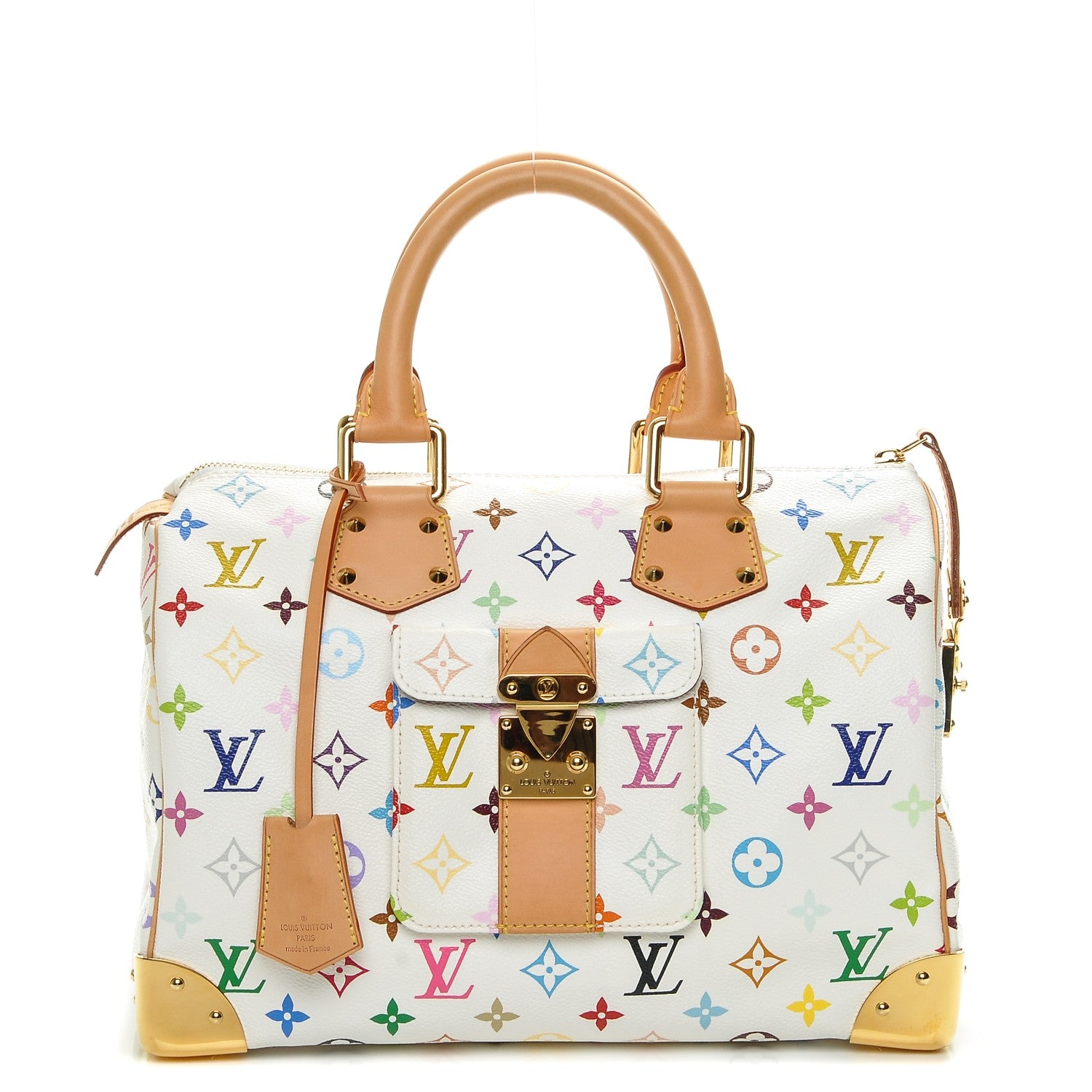 Louis Vuitton Monogram Multicolor Speedy 30 White 1 of 7