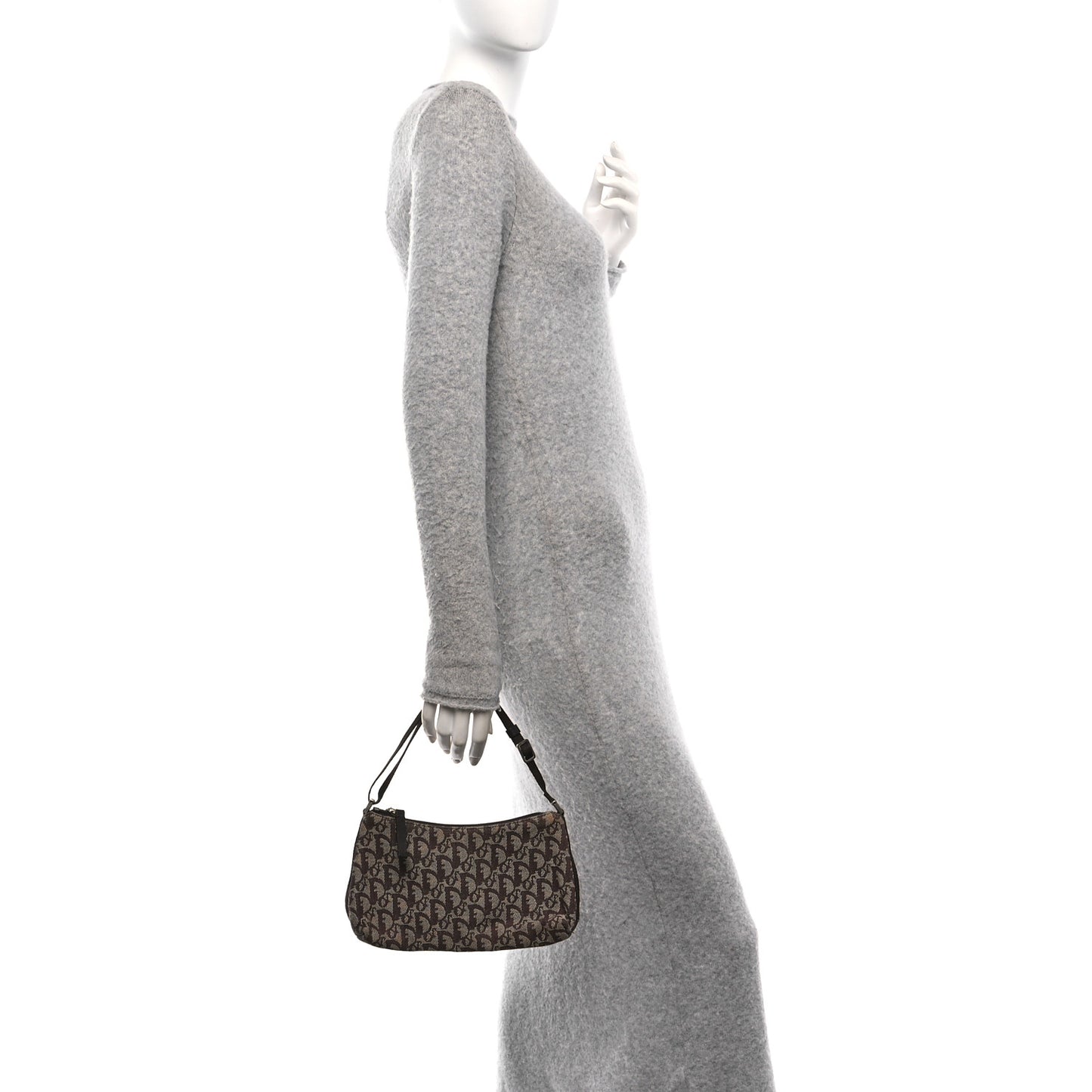 Monogram Shoulder Bag Pochette Brown