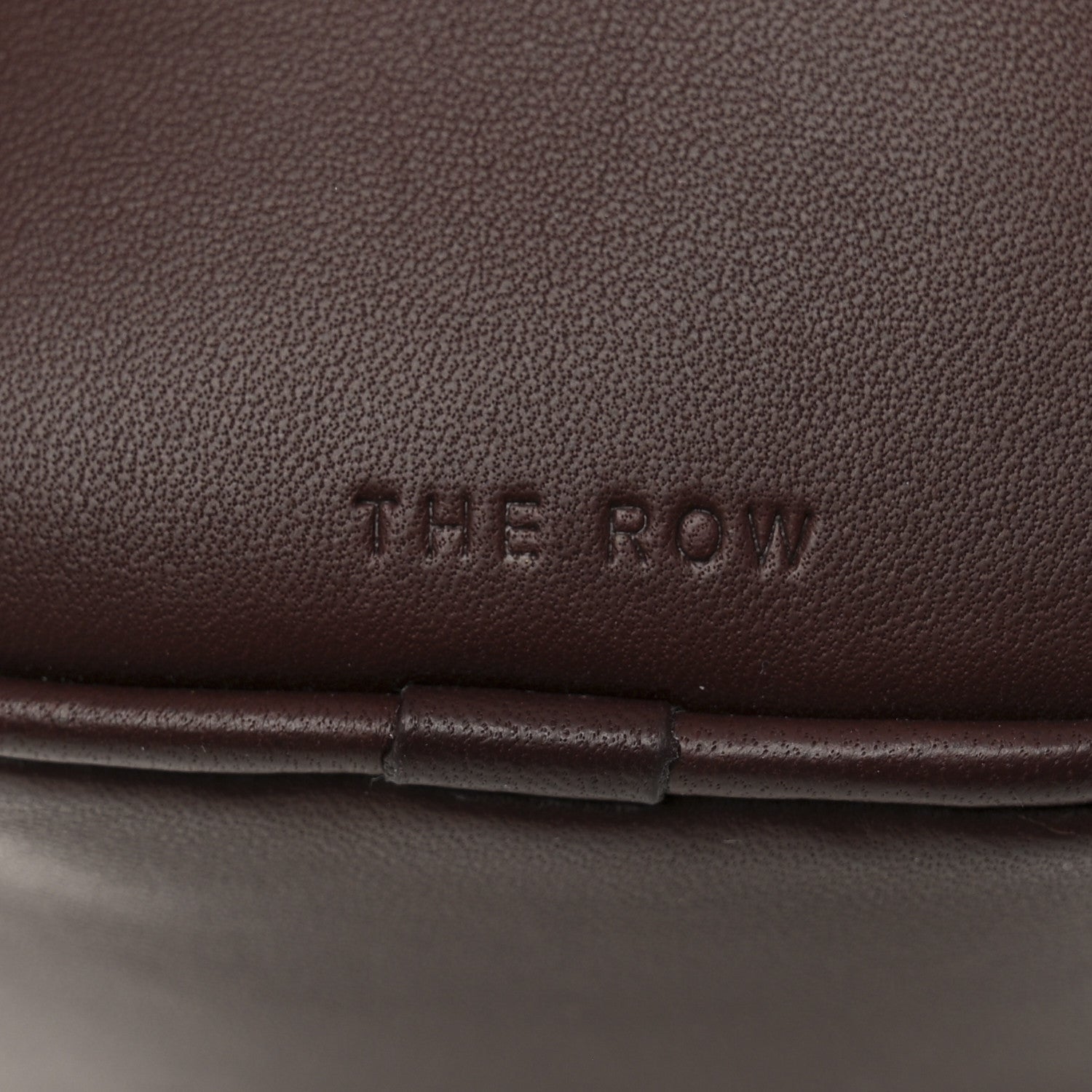 The Row Nappa 90's Bag Burgundy 10 of 10