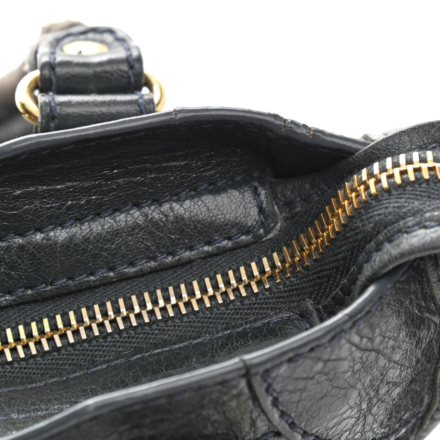 Agneau Giant 12 Gold Hardware Mini City Anthracite