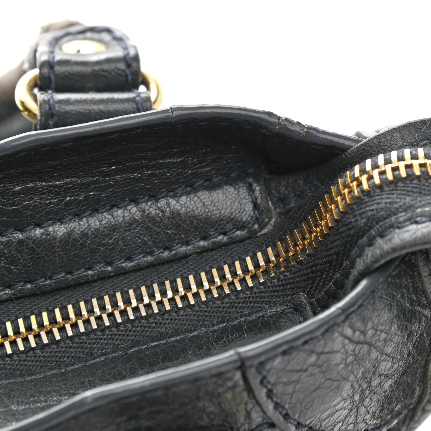 Balenciaga Agneau Giant 12 Gold Hardware Mini City Anthracite 13 of 21