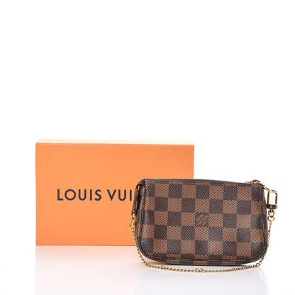 Louis Vuitton Damier Ebene Mini Pochette Accessories 8 of 8