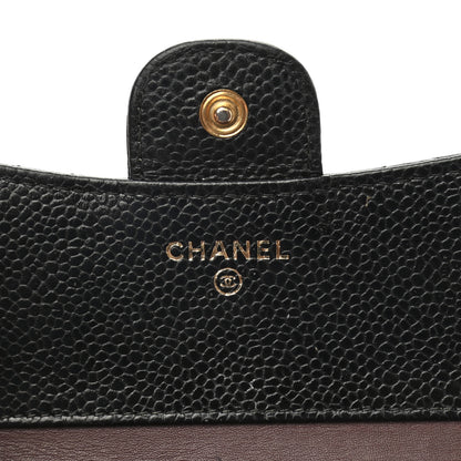 Chanel Caviar Quilted Compact Flap Wallet Black 18 of 20