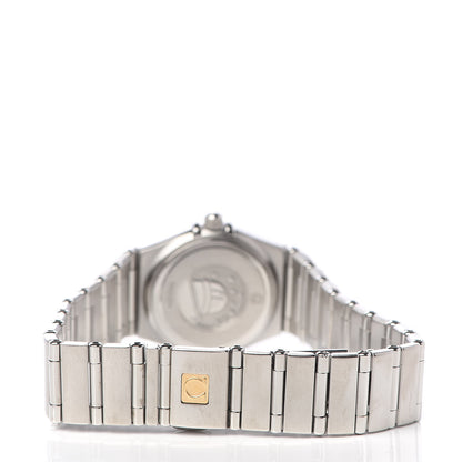 Omega Stainless Steel Diamond Bezel Mother of Pearl Multi Gemstone 22mm Constellation Iris Rainbow Quartz Watch 1460.79 4 of 8