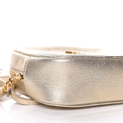 Saint Laurent Metallic Calfskin Monogram Blogger Bag Gold 9 of 10