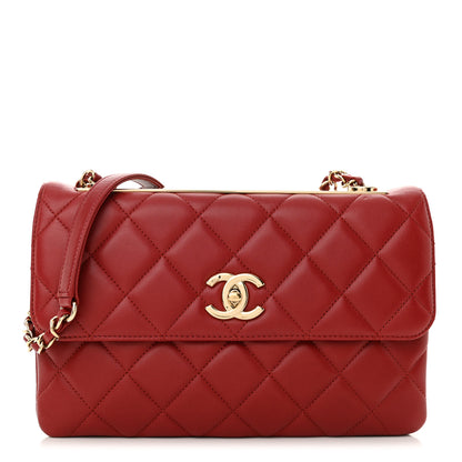 Chanel Lambskin Quilted Medium Trendy CC Flap Red 1 of 11