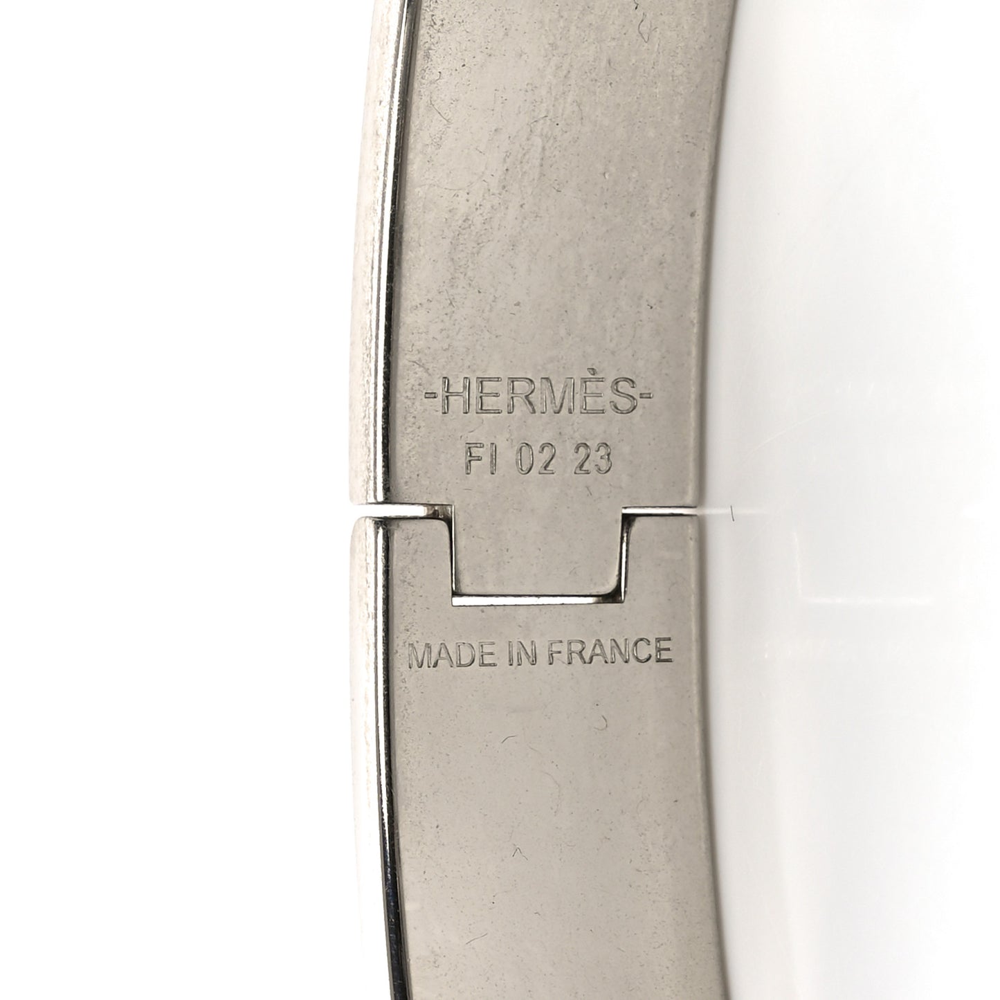 Matte Enamel Narrow Clic Clac HH Bracelet T6 Black