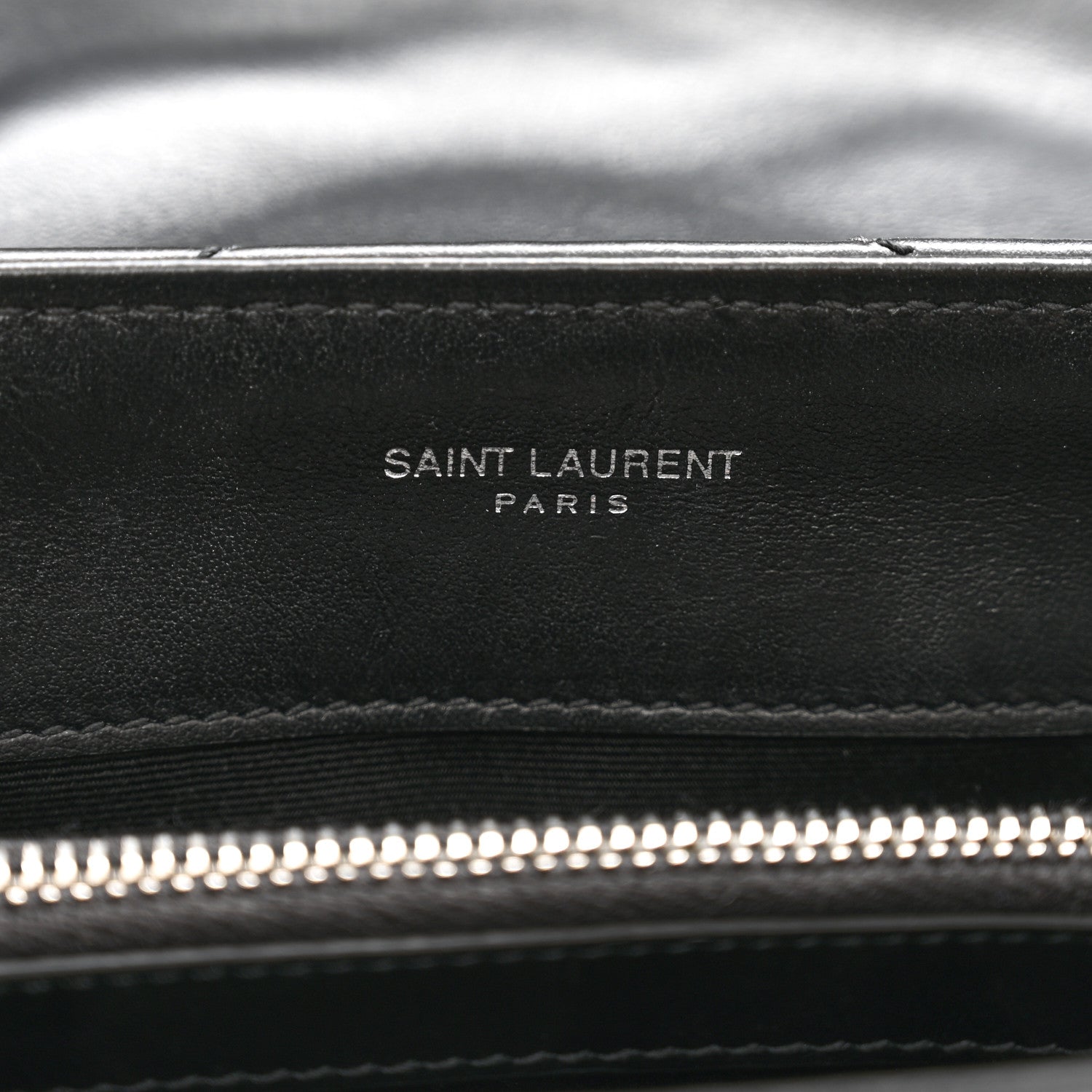 Saint Laurent Calfskin Y Quilted Monogram Small Loulou Chain Satchel Black 7 of 10