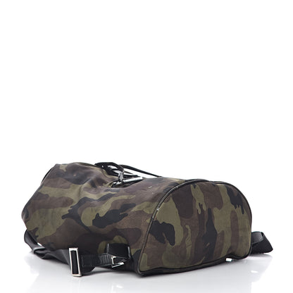 Prada Tessuto Nylon Camouflage Print Cinch Backpack Mimetico 4 of 17