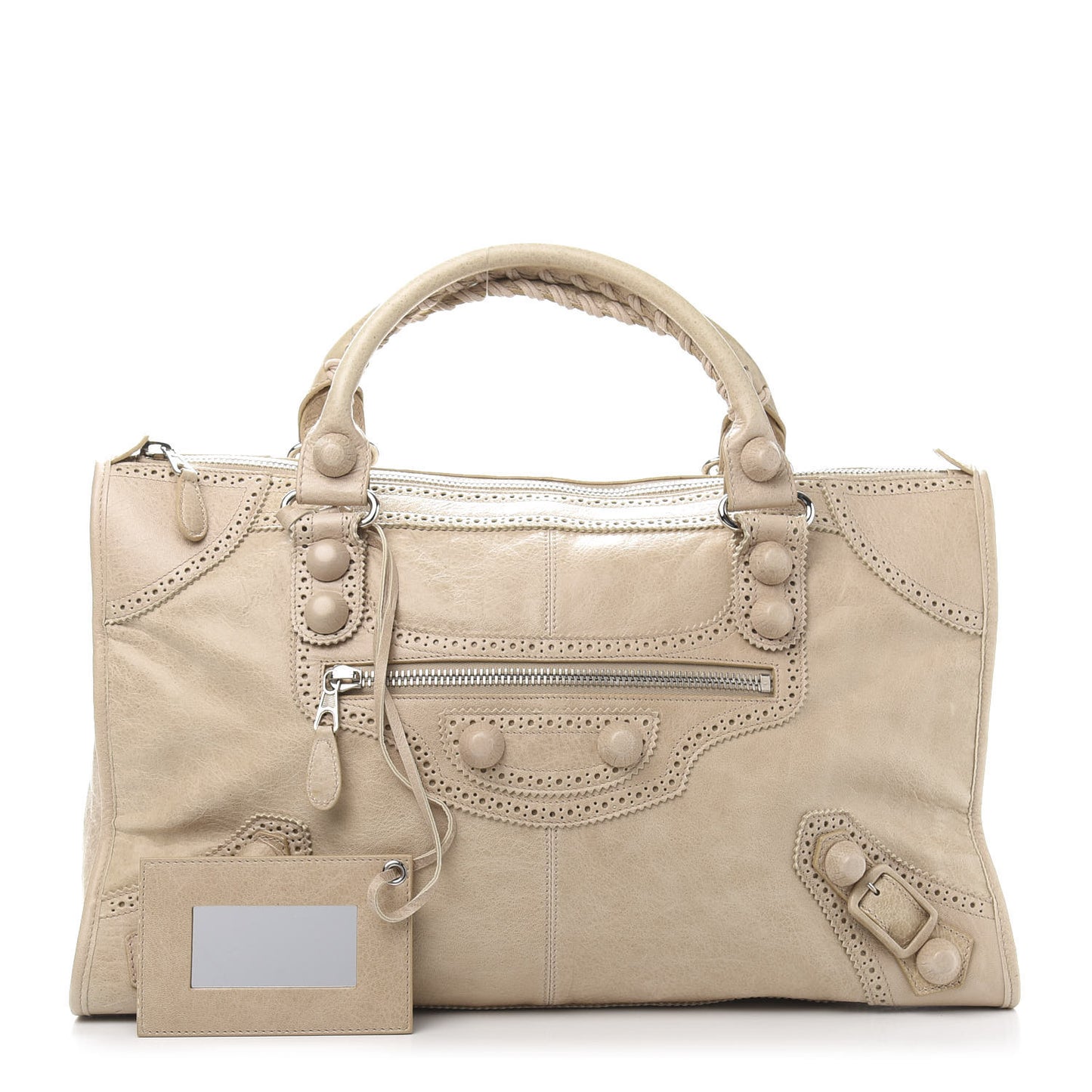 Agneau Giant Brogues Hardware Work Sahara
