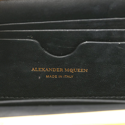 Alexander McQueen Nappa Skull Knuckle Wallet On Chain Black 6 of 10