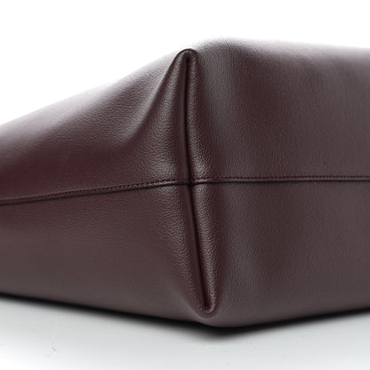 Saint Laurent Calfskin Large Shopping Tote Bordeaux 7 of 9