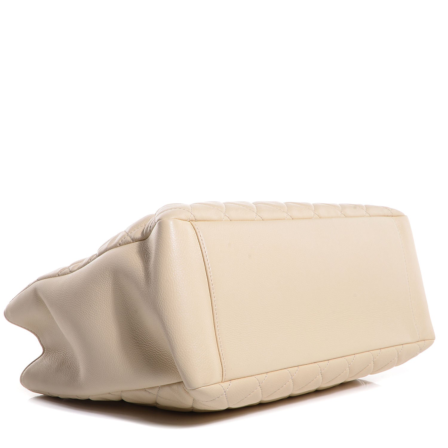 Chanel Caviar Quilted Grand Shopping Tote GST Beige Clair 4 of 9