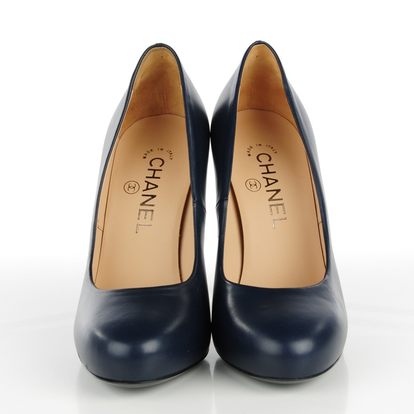 Lambskin Pumps 36.5 Navy