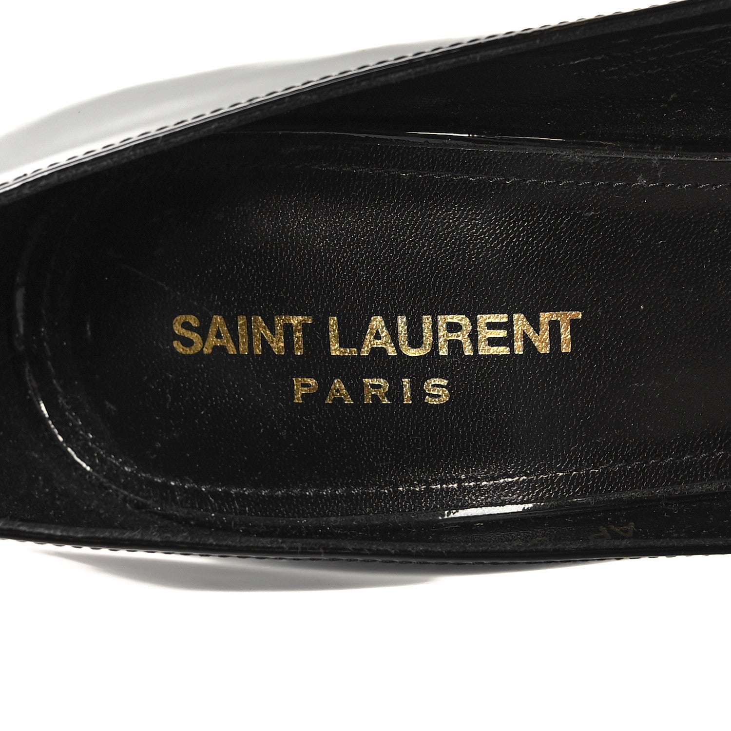 Saint Laurent Patent Calfskin Zoe 85 Pump 40 Black 8 of 9